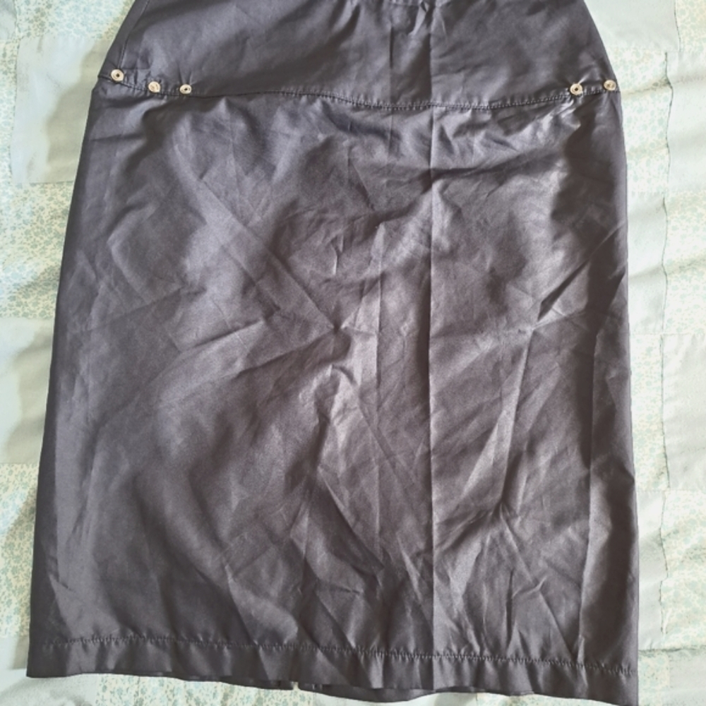 Vintage Luscious Nylon Pencil Skirt